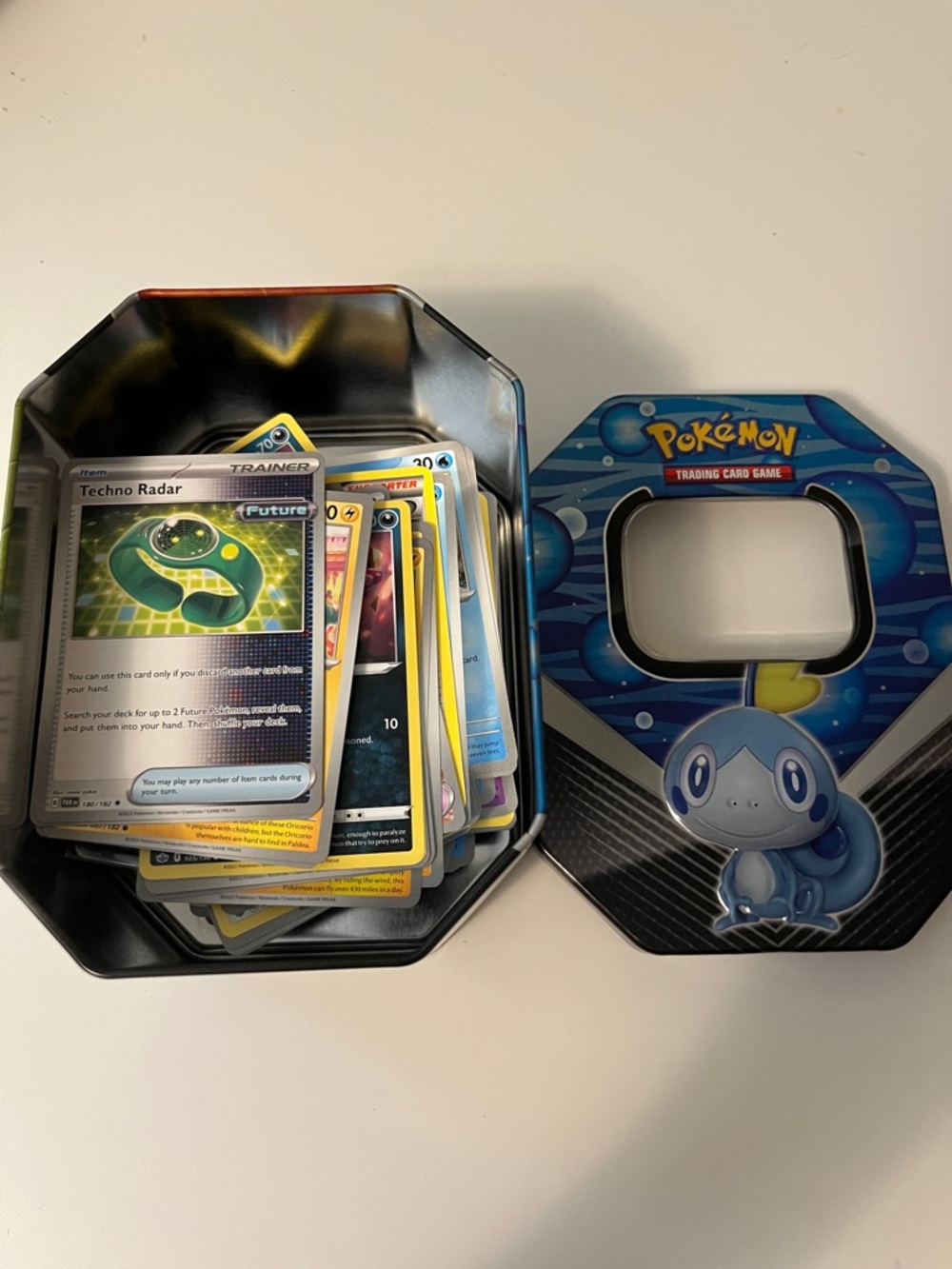 Pokémon Trading Card Tin with Cards